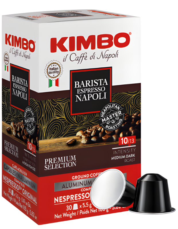 Capsules Kimbo NAPOLI - compatibles Nespresso®*