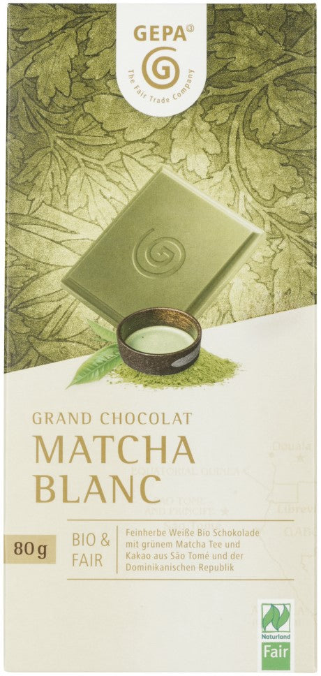 GEPA BIO Schokolade Matcha Blanc