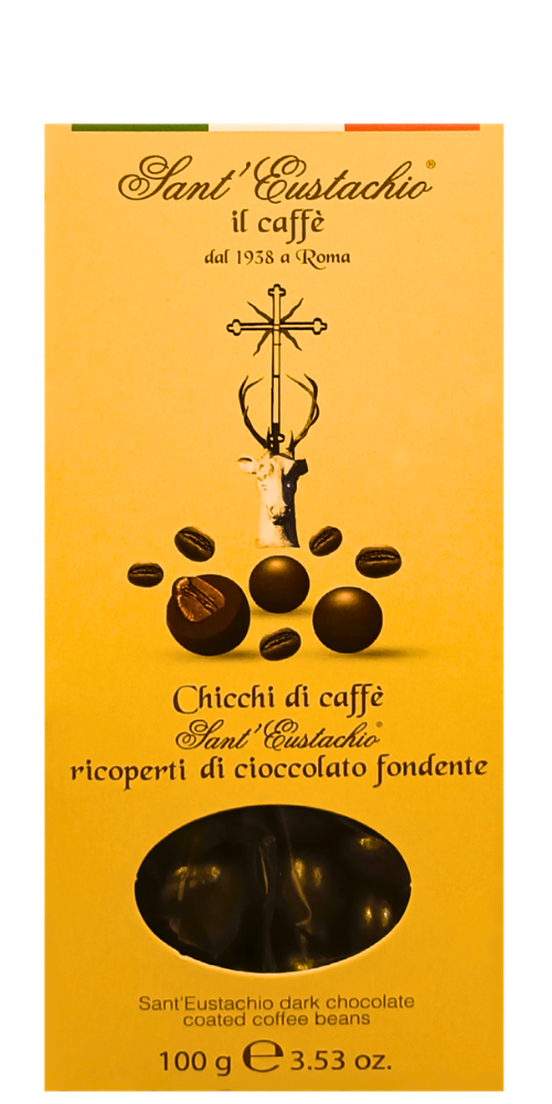 Grains de café enrobés de chocolat noir - Sant´Eustachio boîte cadeau