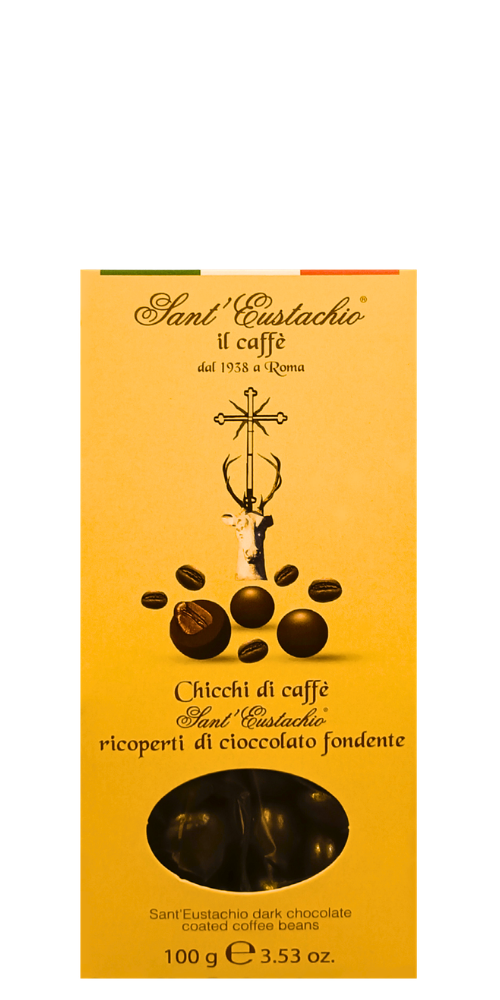 Grains de café enrobés de chocolat noir - Sant´Eustachio boîte cadeau