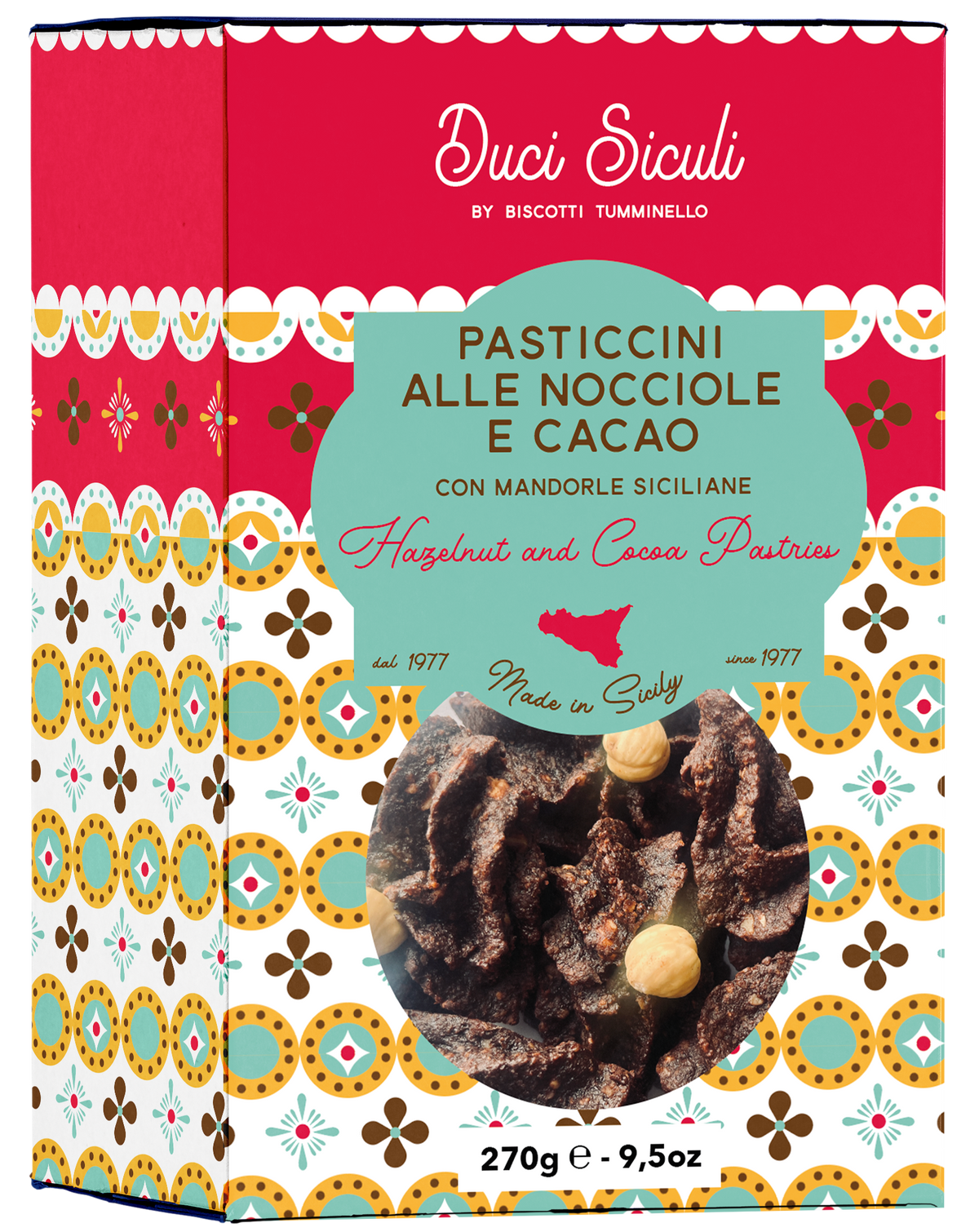 Pasticcini aux noisettes et au cacao - Tumminello