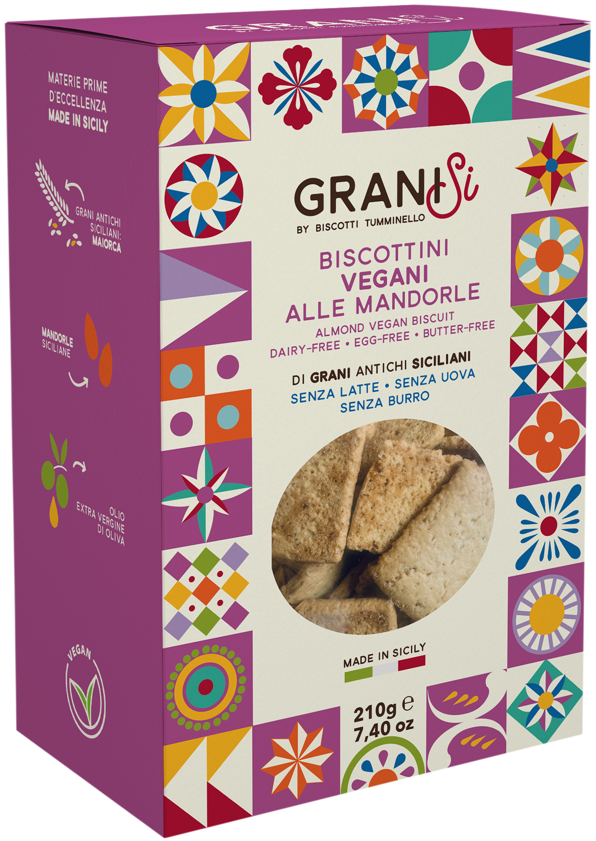 Biscuits végétaliens aux amandes - Tumminello