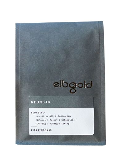 Elbgold Espresso Neunbar 250g ganze Bohne