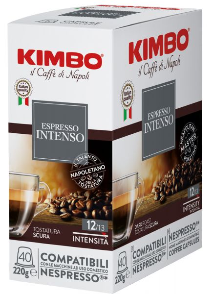 Capsules Kimbo INTENSO - compatibles Nespresso®