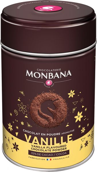Chocolat en poudre aromatisé à la vanille - Monbana