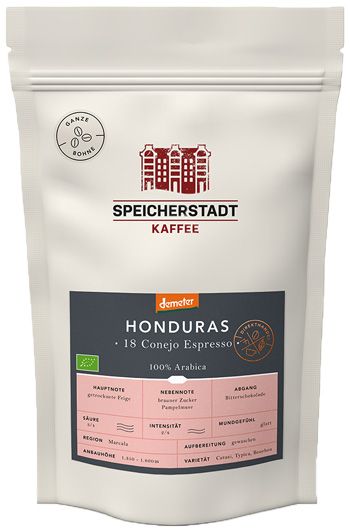 Speicherstadt Kaffee Honduras 18 Conjeco Demeter Espresso