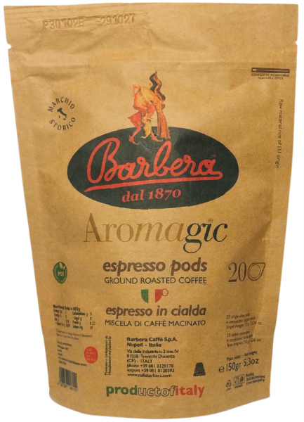 Barbera Aromagic Espresso Pads - Ohne Umverpackung