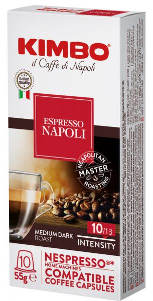 Capsules Kimbo NAPOLI - compatibles Nespresso®*