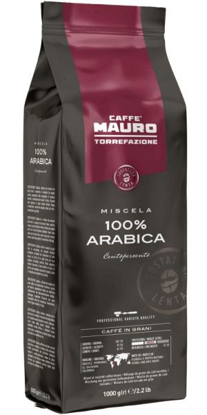 Mauro Centopercento 100% Arabica, 1000g Beutel, ganze Bohne