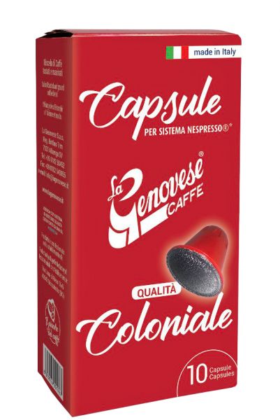 Capsules La Genovese COLONIALE - compatibles Nespresso®*