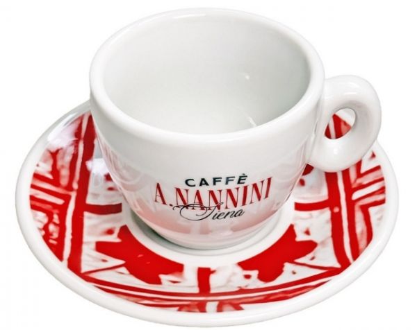 Cappuccinotasse Rot Nannini Kaffee