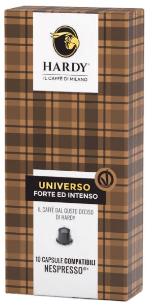 Capsules HARDY UNIVERSO - compatibles Nespresso®*