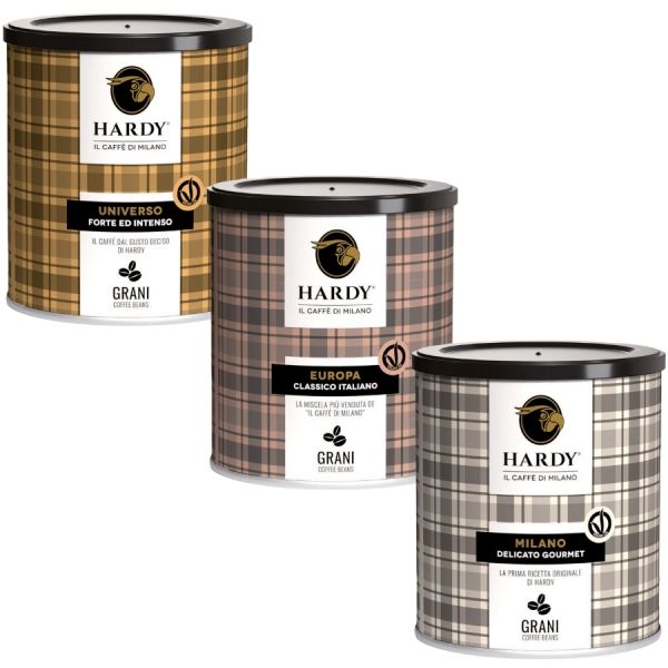 HARDY Espresso Probierset - 3 x 250g Bohne