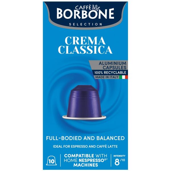 Capsules Caffè Borbone CREMA CLASSICA - compatibles Nespresso®